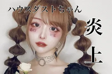 ハウスダストちゃんの炎上理由は?化粧品が怪しすぎる噂は本当?