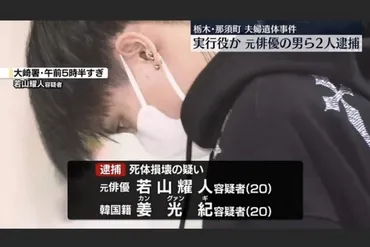 昔為NHK大河劇「軍師官兵衛」主演童星，若山耀人捲入焦屍案被捕