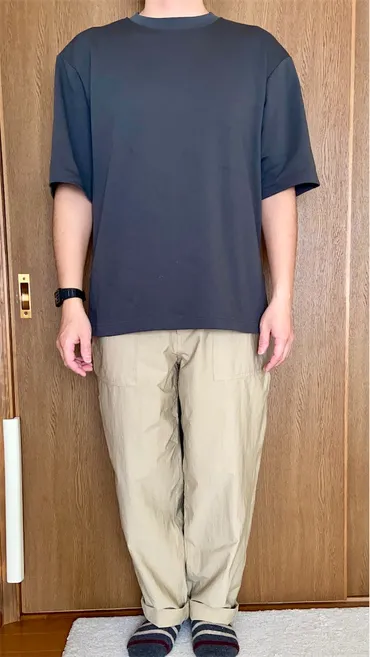 】着心地最高!コスパ最高!この夏絶対買うべきユニクロのエアリズムコットンオーバーサイズシャツ(分袖)