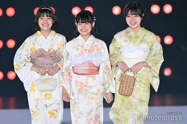 現役小学生゛姉妹ろこまこあこ、愛らしい浴衣姿に会場釘づけ【関西コレクション/】