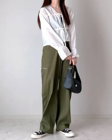 しまむら】ヘビロテが止まらないよ！今っぽデザインの「1969円パンツ」脚をがっつりカバーできるし、はき心地も楽ちんなの！《着用レビュー》